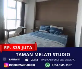 TAMAN MELATI DOUBLE VIEW‼️ Apartemen Studio Akses Merr dekat Unair