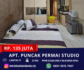 PUNCAK PERMAI Studio‼️ Apartemen Furnish dekat Pakuwon Mall