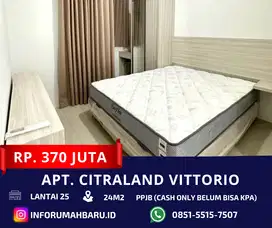 VITTORIO CITRALAND TERMURAH ‼️ Apartemen Studio Nol Raya Wiyung