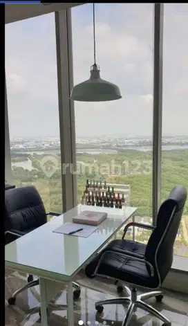 Office Space Luas 57m Furnished, Gold Coast Pik, Jakarta Utara