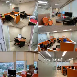 Ruang Kantor Modern Mewah Furnish Siap Pakai di Ciputra Citra Towers