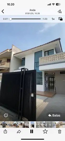 Disewakan rumah baru taman modern cakung