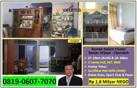 VTH0019 - Rumah Cluster Banjar Wijaya, Dekat Ruko & Sport Club