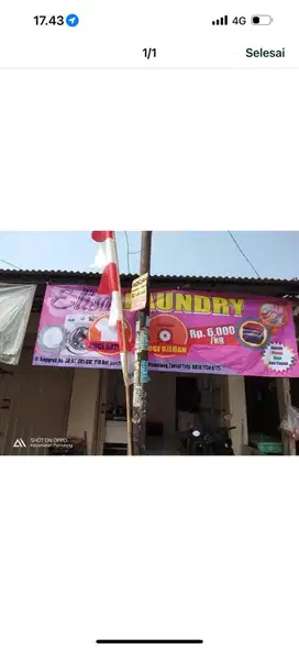 Dicari karyawan laundry frelance