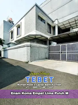 DD220 Rumah Hoek Mewah 280 m2 di Tebet Dalam Jakarta Selatan
