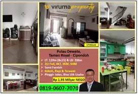 VTH0143 - Rumah, Puri Dewata, Taman Royal, Lokasi Terbaik !