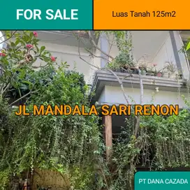 RUMAH JL MANDALA SARJ RENON 125m2