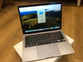 Macbook Pro M1 2020 Fullset dus buku Ssd 256gb