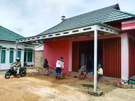 Kanopi dari bahan baja ringan terima beres