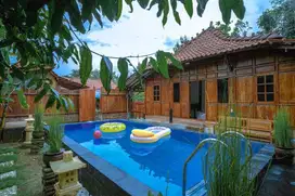 VILLA MURAH TANAH LUAS, DENGAN PRIVATE POOL, DEKAT RSUD WONOSARI