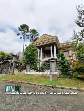Rumah mewah dengan view lapangan golf di Araya Golf Malang