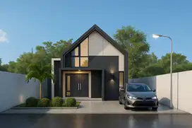 RUMAH DEKAT JALAN RAYA DAN STASIUN DEPOK