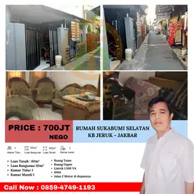 Rumah di Sukabumi Selatan, Kb Jeruk - Jakarta Barat