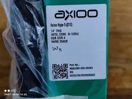 Axioo MyBook Hype 5 Intel i5-1235U 8GB SSD 256GB BNOB 1TH GARANSI