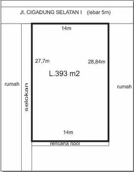 TANAH MURAH SIAP BANGUN DI CIGADUNG SELATAN BANDUNG