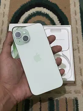 iPhone 15 128GB Green Ex iBox Garansi On Like New