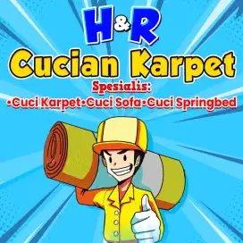 Cuci karpet,sofa dan springbed free antar jemput