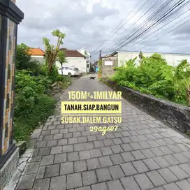 Jual Tanah SHM siap bangun aspek Perumahan Subak Dalem Gatsu Denpasar