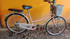 Sepeda keranjang 24 inch full ori
