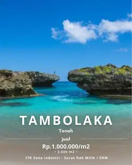 Tanah Tambolaka Dekat Dermaga Waikelo Zona Industri