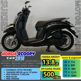 HONDA SCOOPY 2018 BISA CASH DAN KREDIT