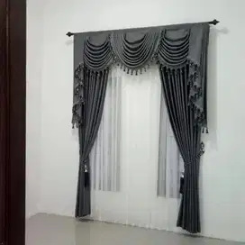 Penjual Tirai Gorden Jendela Gordyn Mewah Hordeng Terbaru Murah