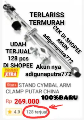 100%br TERMURAH TERLARIS REKBER ARM STAND SIMBAL.PLUS CLAMP