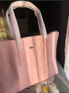 Tas Lacoste new lengkap dengan pita