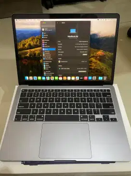 LAPTOP MACBOOK AIR INTEL I3 RAM 8/256 TAHUN 2020