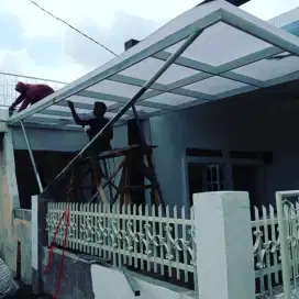 Tempahan kanopi atap pibee Polycarbonat