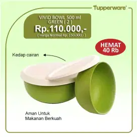 Tupperware original alat makan .