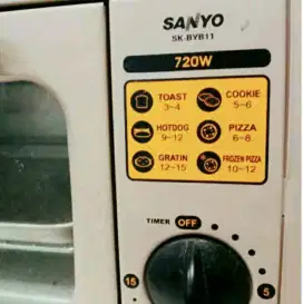 Oven Toaster Sanyo Belum Pernah Dipakai