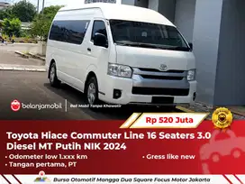 [ LOW KM 1RB ] Toyota Hiace Commuter Line 3.0 Diesel MT 2024/2025