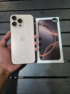 iPhone 16 promax 256gb iBox Blibli sebulan pakai dessert titanium