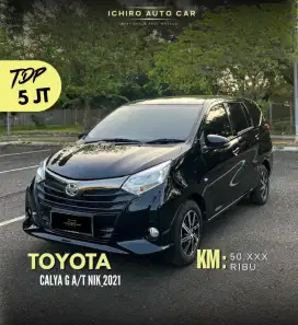 Toyota Calya G at 2021 pajak panjang KM 50rb