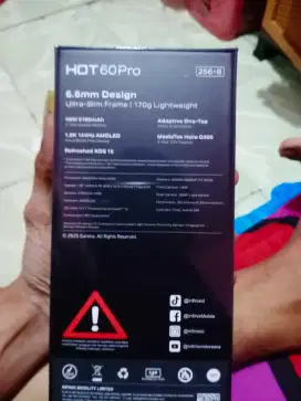 Infinix hot 60pro segel
