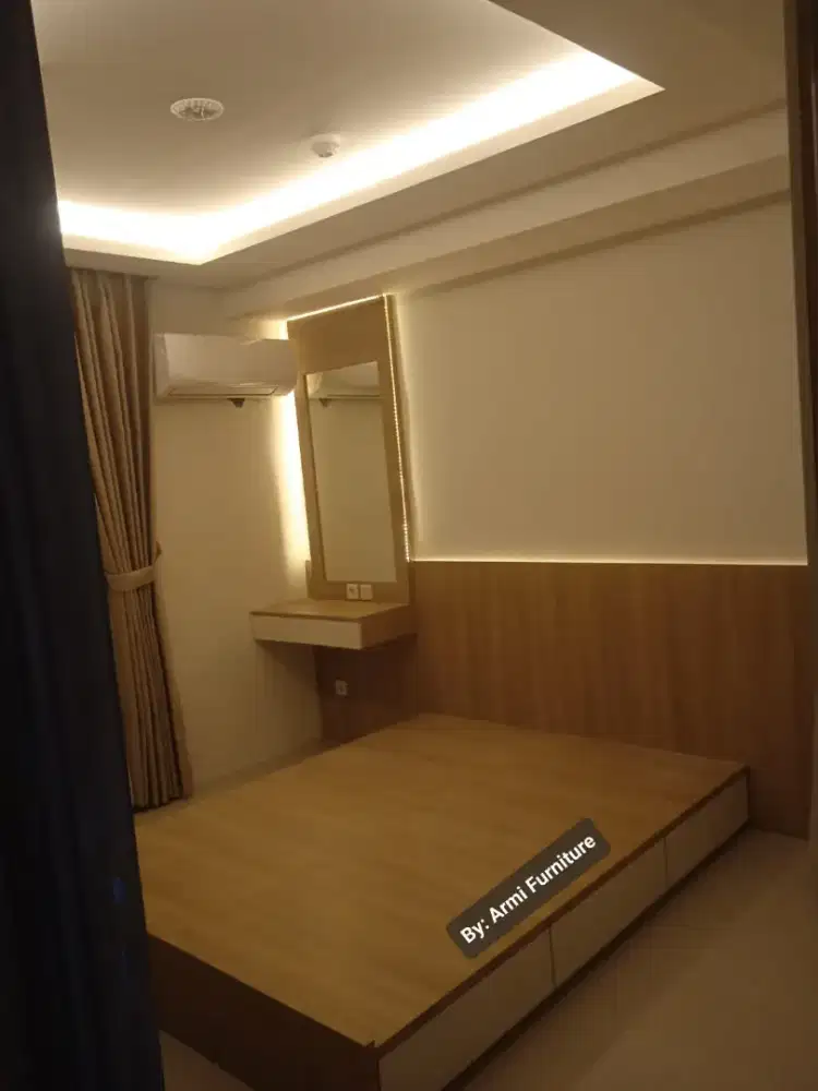 Kamar set,Kitchen Set,Bedroom set,Full Furnished Apartment