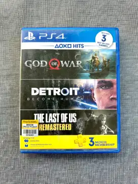 BD Atau Kaset Bundle God Of War dan Detroit PS4 (Second atau Bekas)