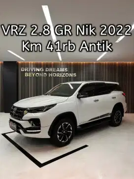 Toyota Fortuner VRZ GR 2.8 Diesel AT 2022 Putih B1899BLO Km41rb