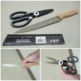 Pisau dan Gunting Dapur set