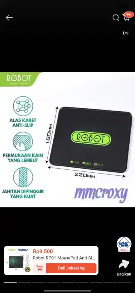 Mousepad Robot 10 pcs