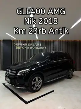Mercedes Benz GLE 400 GLE400 AMG 2018 Hitam Mercy B1531MT Km23rb