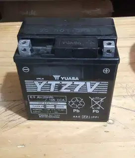 Aki seken kondisi bagus dan normal, siap starter..