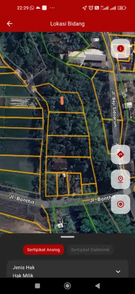 Tanah SHM Pekarangan