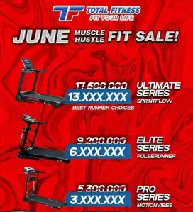 Treadmil elektrik speda statis