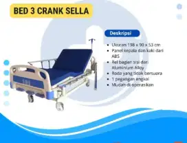 Dijual ranjang pasien dan kursi roda