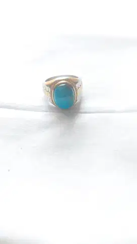 Batu bacan ring titanium
