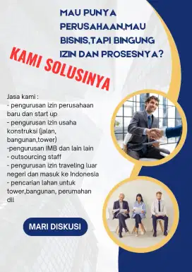 mau buat perusahaan kami bantu perizinan dan setting nya
