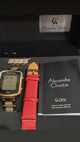 jam tangan wanita original merk ALEXANDRE CHRISTIE