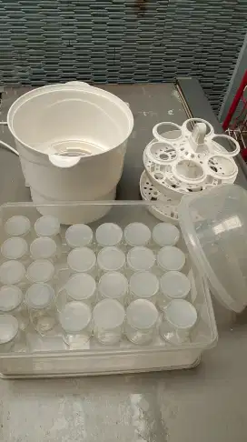 Mesin Steril Uap Botol dan 25pcs Botol Kaca Bayi